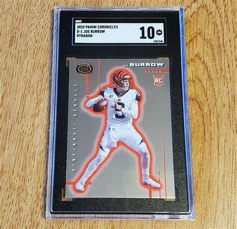 Off Sale Joe Burrow Panini Chronicles Dynagon Football Rc D