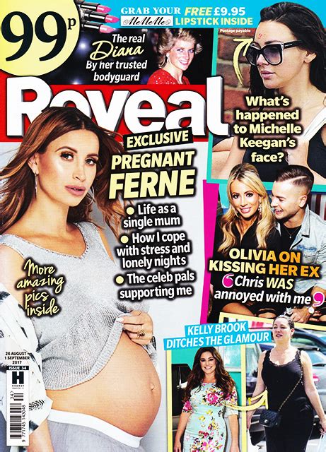 Reveal Magazine Ferne Mccann Princess Diana Marcel Somerville 26 Aug