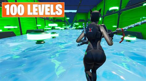 Super Easy 100 Level Default Deathrun Fortnite Creative Youtube