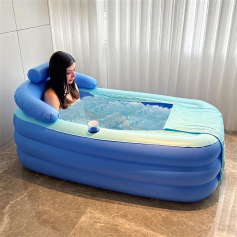 HotMax Bañera inflable para adultos bañera plegable portátil bañera