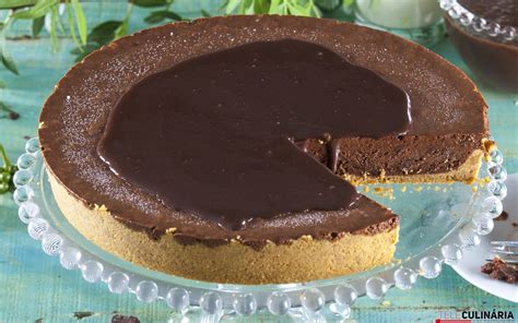 Tarte mousse de chocolate Teleculinária