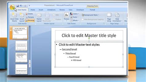 How To Add A Slide Master In Powerpoint Tutorial Youtube