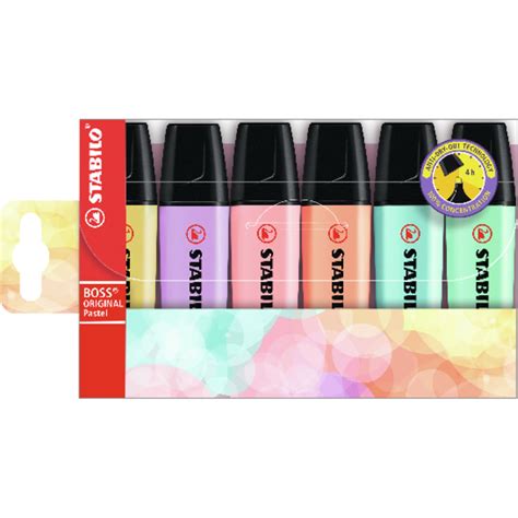 Stabilo Boss Original Textmarker Pastell Er Pack Confetti Campus