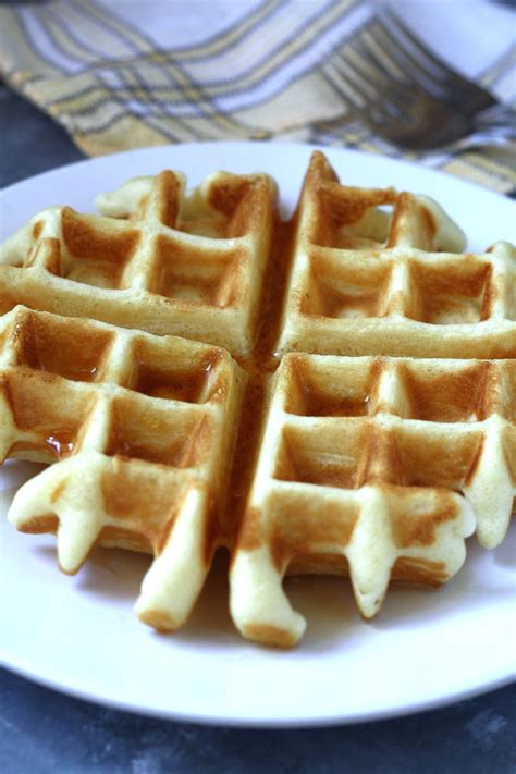 Quick And Easy Waffle Recipe Using Krusteaz Pancake Mix The Tasty Bite