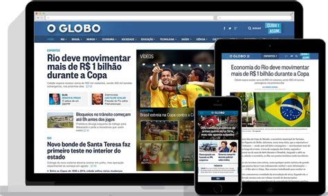 Novo site do GLOBO uma nova forma de produzir e publicar notícias