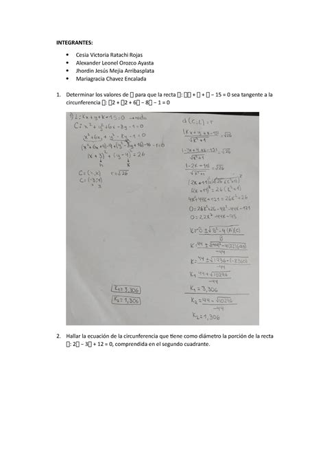 Ejercicios Taller S01 S2 Matematicas UTP Studocu