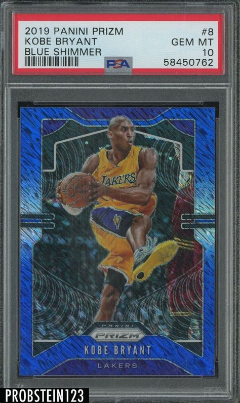 Kobe Bryant 2019 Prizm 8 FOTL Blue Shimmer PSA 10 Price Guide Sports