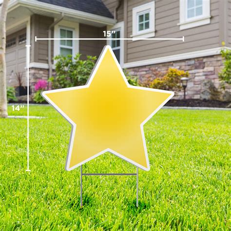 Star Medium — Custom Lawn Sign