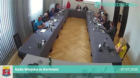 XXV Sesja Rady Miejskiej w Darłowie cz 1 07 07 2020 YouTube