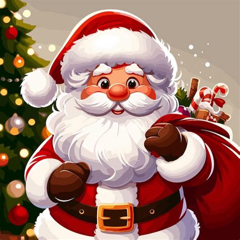 Premium Vector Santa Claus Illustration