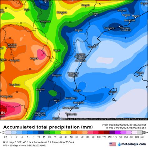 Actualiza El Modelo Gfs Con Estos Mapas De Lluvias Para España