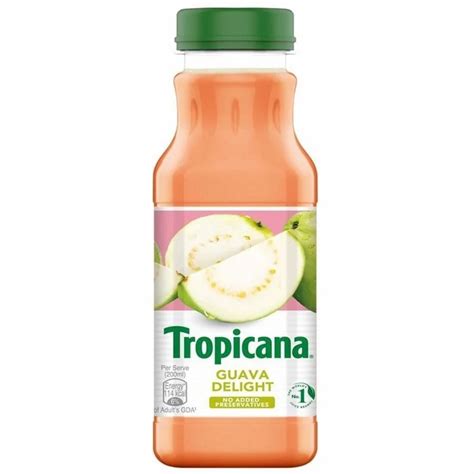 Orange Ml Tropicana Guava Delight Juice Packaging Type Bottle At