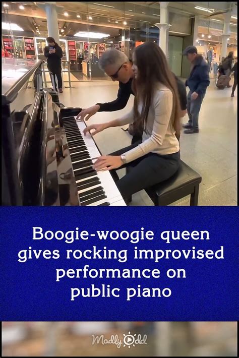 Boogie Woogie Queen Gives Rocking Improvised Performance On Public Piano Boogie Woogie Piano