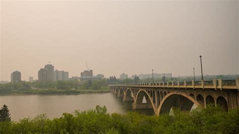 Wildfire Smoke Causes High Risk Air Quality Alert For Saskatoon R Canada