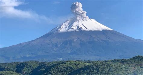 Emite El Popocat Petl Exhalaciones En Ltimas Horas