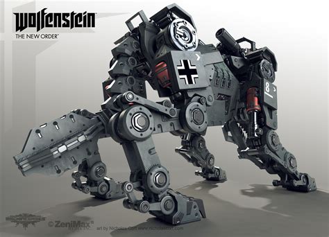 Wolfenstein The Art Dump Polycount Forum Alien Concept Art Game