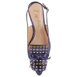 Sapatilha Slingback Luiza Barcelos Dourado Acquarela Shop