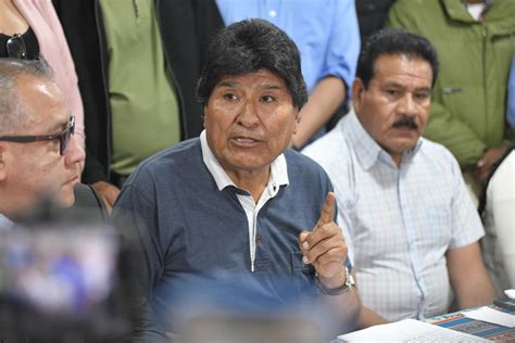 Evo Morales Amenaza Con Bloquear Bolivia Si La Fiscal A Lo Captura