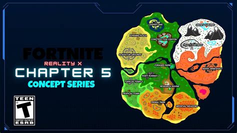 Fortnite Chapter Map Concept Reality X Series Youtube