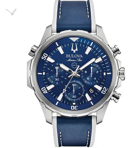 Rel Gio Bulova Masculino Marine Star Cron Grafo B Mercadolivre