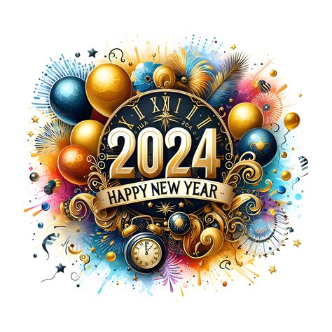 New Years Decorations Png Happy New Year Svg Clipart New Years