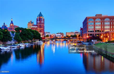 Milwaukee Riverwalk High-Res Stock Photo - Getty Images