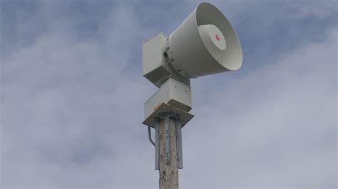 Emergency Sirens Test Scheduled For Wednesday