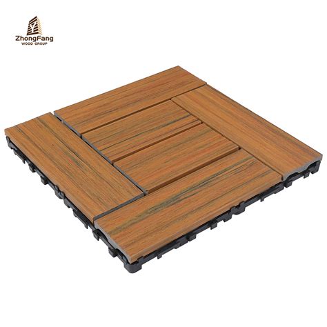 Durable Outdoor Splicing WPC Decking Artificial Engineered Flooring