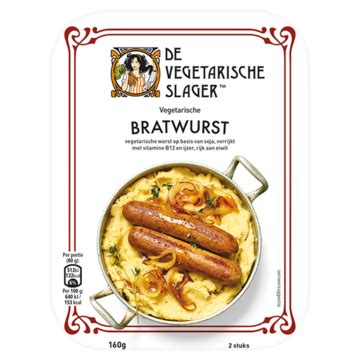 De Vegetarische Slager Bratwurst Vegetarisch G Bestellen Jumbo