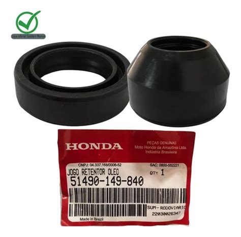 Retentor Garfo Dianteiro Cg 125 2009 Até 2013 Original Honda