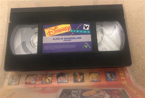 Walt Disney Classics Alice In Wonderland Vhs Video Vintage