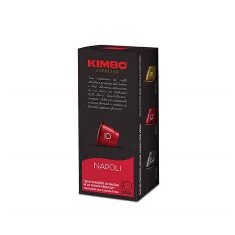 Capsule Kimbo Espresso Napoli Compatibili Nespresso Caffexpert