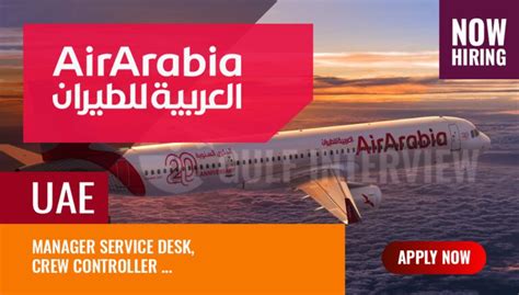 Air Arabia Vacancies Sharjah Apply Now At The Online Job Portal Gulf