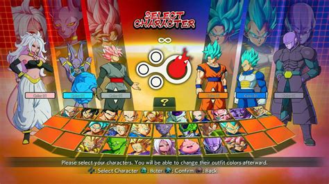 Dragon Ball Fighterz Roster Template By Nirokenthehedgehog On Deviantart