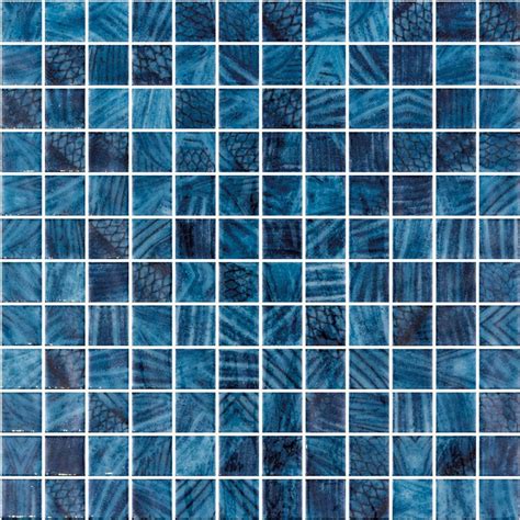 Identity Shark Glass Pool Mosaic Sq 25x25 Bay Ceramic Tiles