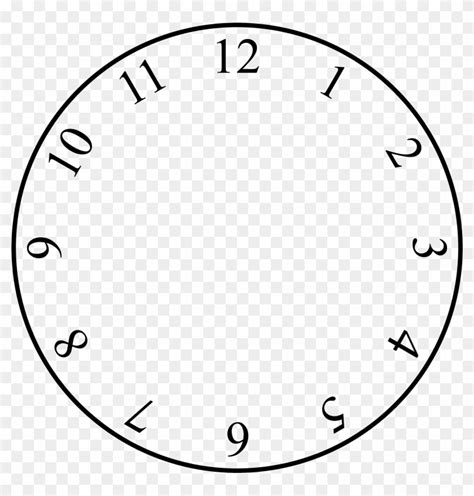 Blank Clock Dial