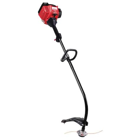 Troy Bilt Cc Stroke Curved Shaft Gas Trimmer With Fixed Line