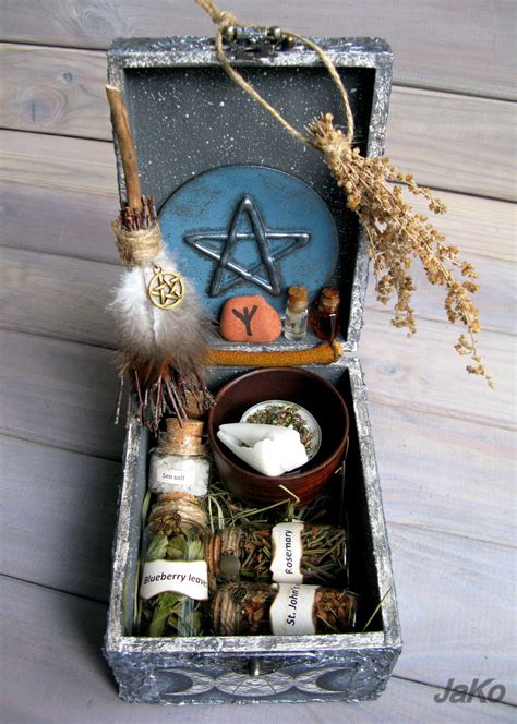 Beginner Witch Box Witchcraft Starter Kit Wiccan Altar Kit Etsy