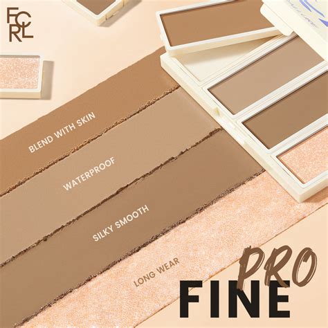 Focallure Pro Palette Diy D Sculptor Highlight Contour Fine Powder