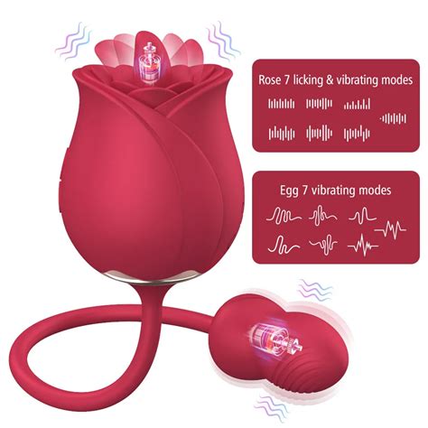 Double Vibrating Rose Toy Adult Vibrator Tongue Double Sex Toys For Women Buy Rose Toy