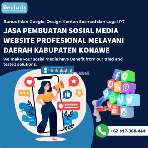 Jasa Pembuatan Sosial Media Profesional Melayani Daerah Kabupaten