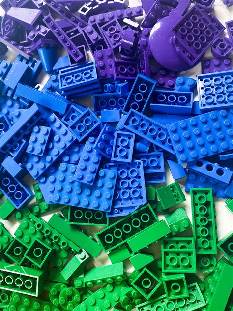 LEGO Bricks Bulk Color Sorted 100 Pieces - Etsy