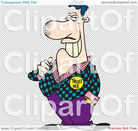 Royalty Free Rf Clip Art Illustration Of A Cartoon Sleazy Salesman By