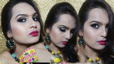 Long Lasting Affordable Navratri Makeup 2018garba Look 4indian