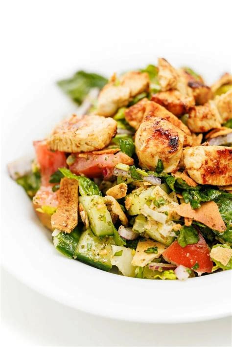 Chicken Over Fattoush Salad - Ottawa Kabab