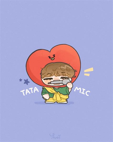 Yuzi On Twitter Bts Chibi Bts Fanart Taehyung Fanart