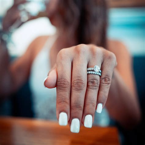 Wearing Engagement And Wedding Rings In Public With Clarity