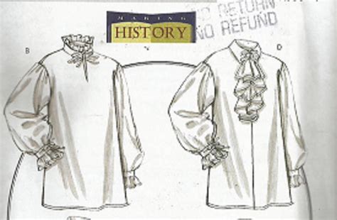 Butterick Making HISTORY Costume Pattern B5008 Etsy