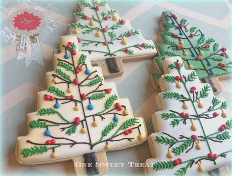 Christmas Lights Sugar Cookies Elegant Christmas Trees Sugar Cookies