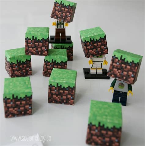 mini foldable minecraft blocks | Stuff for the Boys | Pinterest | Play ...